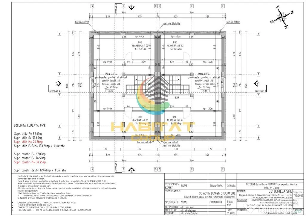 Casa duplex in zona centrala Popesti Leordeni - Popesti Leordeni (Bucuresti-Ilfov)