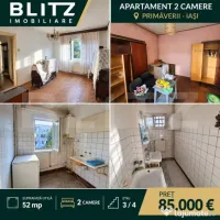 Apartament cu 2 camere, situat în zona Primăverii, Iași, 