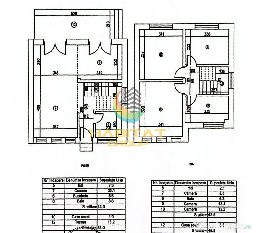 Vila tip duplex / p+1+pod / 3 domitoare - Berceni (Bucuresti-Ilfov)