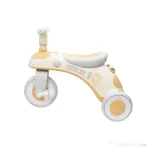 Tricicleta din plastic, cu pedale pentru copii, cu muzica si lumina, galben Z-TOOLS / ZTS9280