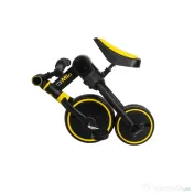 Tricicleta pliabila 2 in 1 pentru copii, reglabila, negru-galben / ZTS8482 