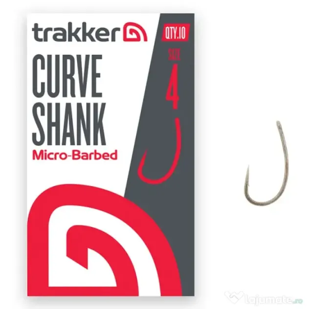 Carlige Trakker Curve Shank micro barbed, nr. 4