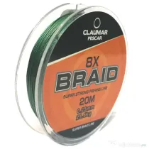 Fir Textil Claumar Pescar Pescar 8X Super Braid Strong, 0.16mm, 19kg, 20m