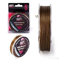 CPK 007 Silky Natural Hooklink 0.23mm, 26lb, 11.8kg, Brown