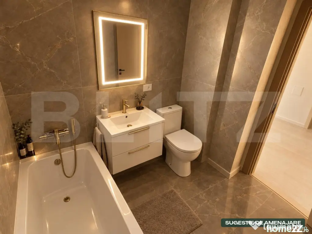 Apartament 1 camera, 37 mp, zona Visani - Iasi (Iasi)