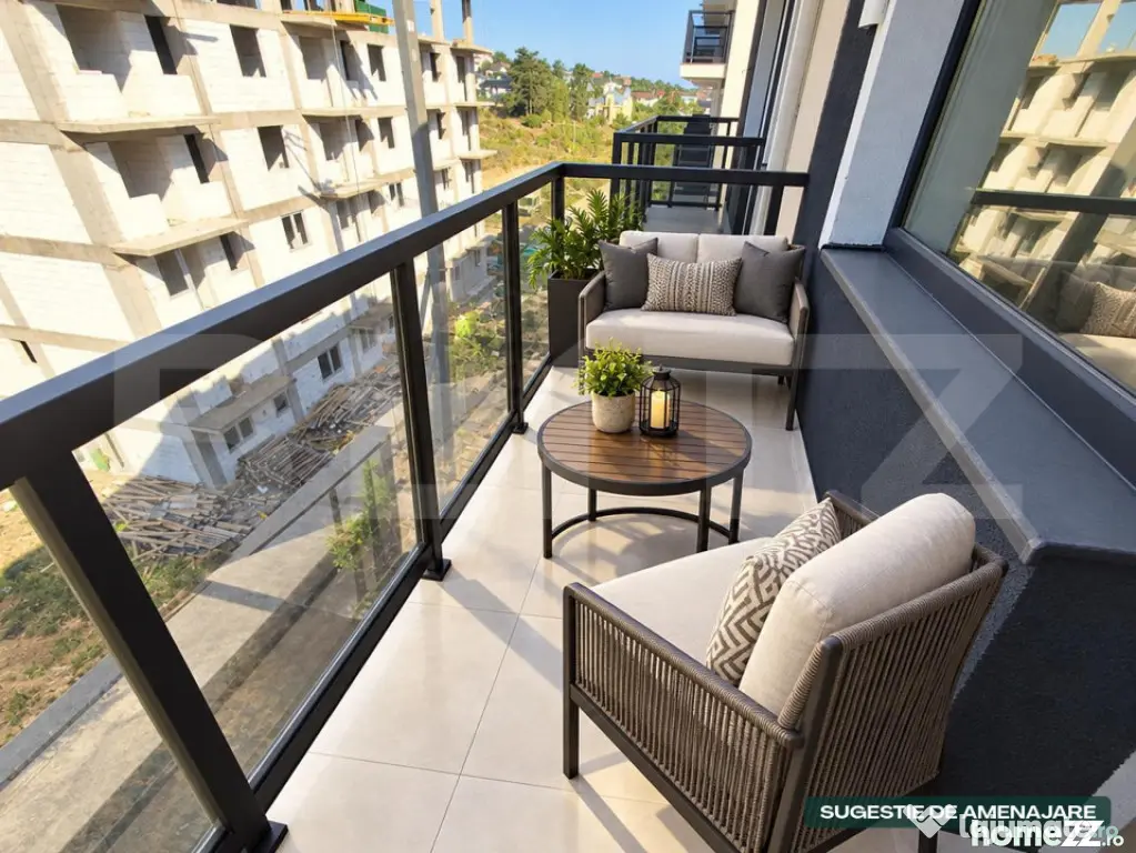 Apartament 1 camera, 37 mp, zona Visani - Iasi (Iasi)
