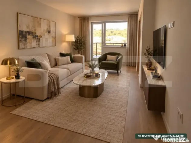 Apartament 1 camera, 37 mp, zona Visani - Iasi (Iasi)