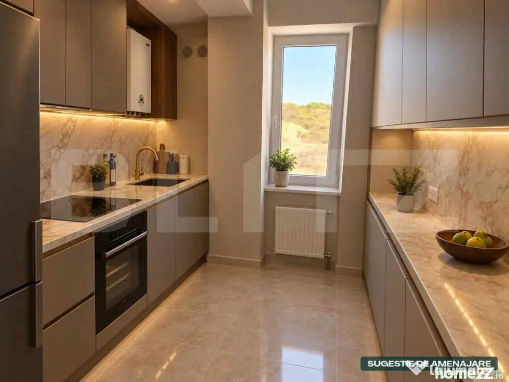 Apartament 1 camera, 37 mp, zona Visani - Iasi (Iasi)