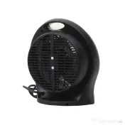 Aeroterma neagra cu 2 nivele de putere 1000/2000w, termostat reglabil / ZLN 6172 