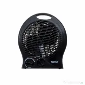 Aeroterma neagra cu 2 nivele de putere 1000/2000w, termostat reglabil / ZLN 6172 