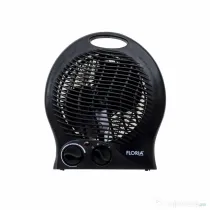 Aeroterma neagra cu 2 nivele de putere 1000/2000w, termostat reglabil / ZLN 6172