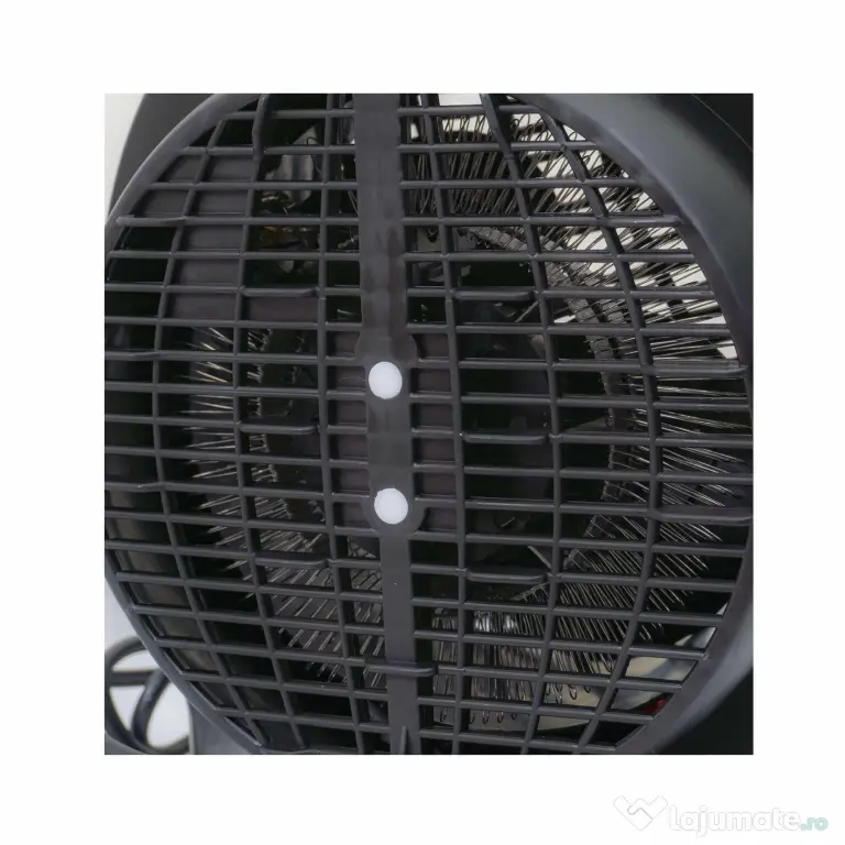 Aeroterma neagra cu 2 nivele de putere 1000/2000w, termostat reglabil / ZLN 6172