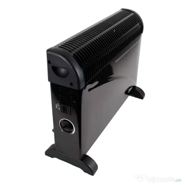 Convector electric podea 2000W, termostat reglabil 3 trepte, negru / ZLN 6843