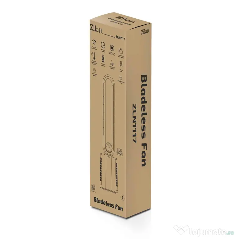 Ventilator turn, 3 trepte de viteza, putere 40W, timer 8h ZILAN / ZLN 1117