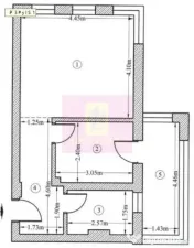 Garsonieră spațioasă cu bucătărie separată și balcon – Drumul Binelui 
