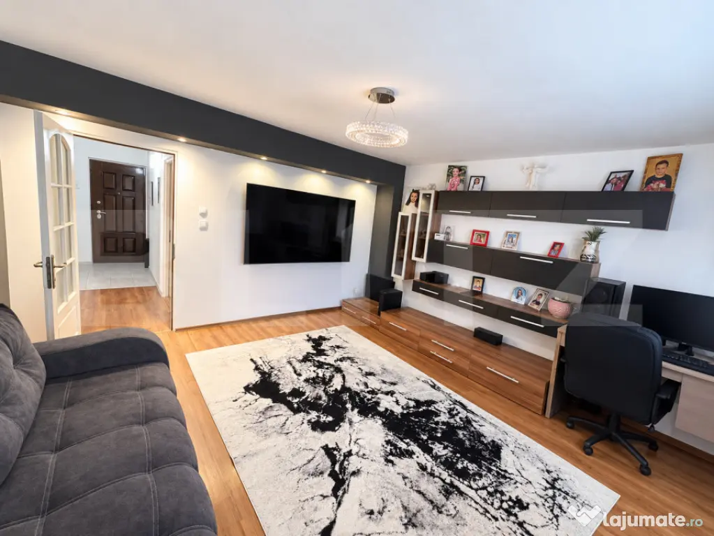 Apartament de 3 camere 77.7 mp de vânzare – cartier Ștef - Dej (Cluj)