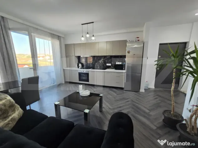 Apartament modern cu 3 camere, etaj intermediar, zona centra - Apahida (Cluj)