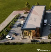 Proiect comercial mixt în Gilău – spații pentru retail și servicii 