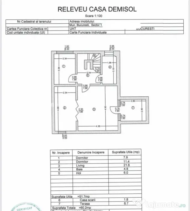 Vila Gara de Nord - Calea Plevnei | Teren 212 mp | Renovata - Bucuresti (Bucuresti-Ilfov)