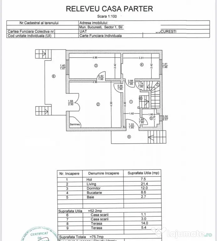 Vila Gara de Nord - Calea Plevnei | Teren 212 mp | Renovata - Bucuresti (Bucuresti-Ilfov)