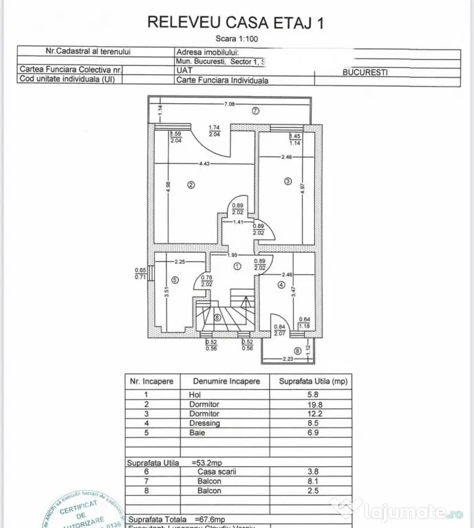 Vila Gara de Nord - Calea Plevnei | Teren 212 mp | Renovata - Bucuresti (Bucuresti-Ilfov)