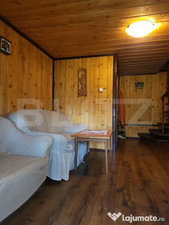 2 Cabane lemn Vadu Negrilesei, 96MP, 1100 MP teren, 45k - Vadu Negrilesei (Suceava)