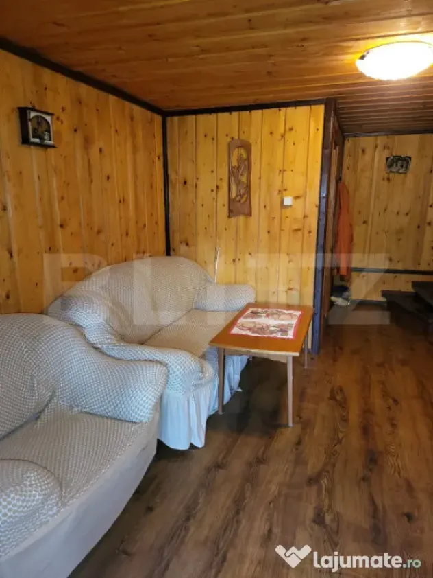 2 Cabane lemn Vadu Negrilesei, 96MP, 1100 MP teren, 45k - Vadu Negrilesei (Suceava)
