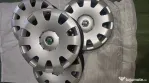 Vand set 4 jante otel NOI originale R15 5x100 + capace originale Skoda