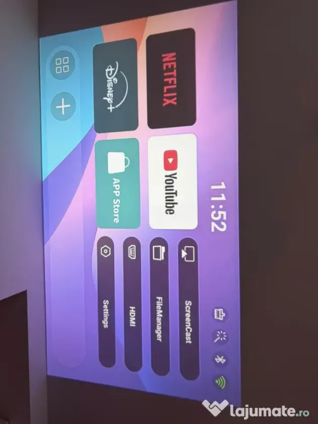 Proiector portabil Einyoumily HY300 Pro+, NOU, smart, WiFi, Bluetooth