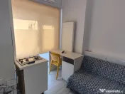 Studio mobilat/utilat, centrală gaz, AC, wi-fi, TVsmart,baie+bucătărie 