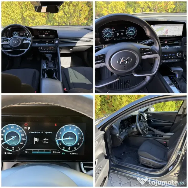 Hyundai Elantra 1.6 CVT Exclusive Navi 42.803km 1 Proprietar