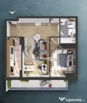 Elite City, 2 camere finisat, cu terasa si parcare subterana