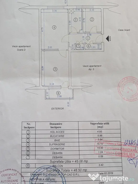 Apartament ultracentral etaj 2 - Bacau (Bacau)