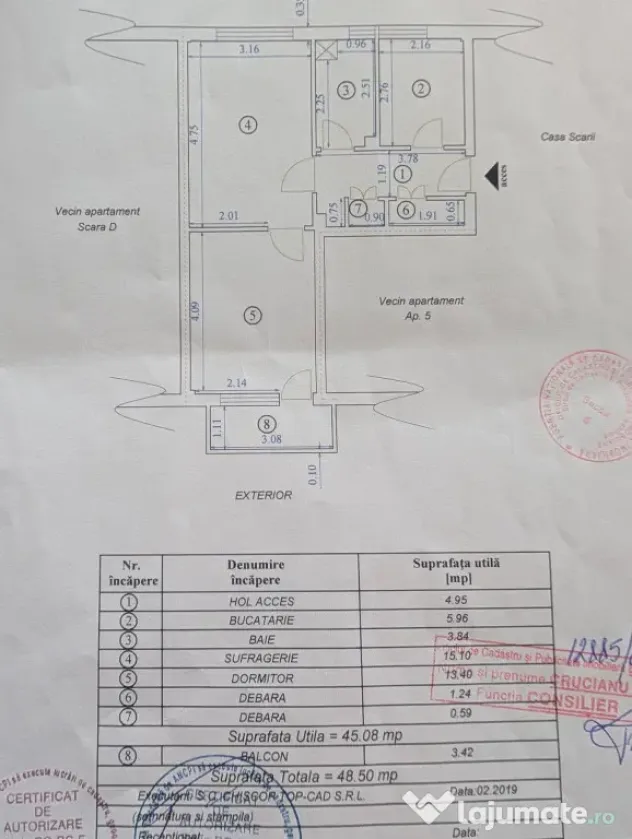 Apartament ultracentral etaj 2 - Bacau (Bacau)