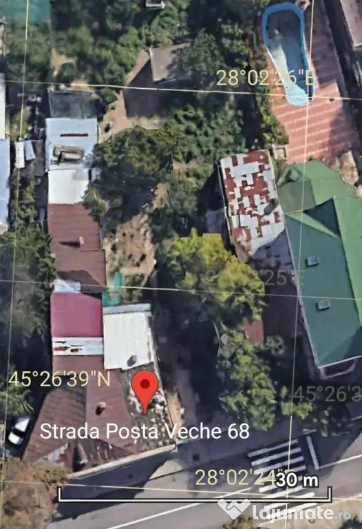 TEREN INTRAVILAN DE VANZARE – 1.528 MP – STR. POSTA VECHE – EXCLUSIVITATE - Galati (Galati)