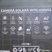 Cameră Solară AOV V2 Dual-Lens – 4G + WIFI, Radar + PIR, Panou Solar 