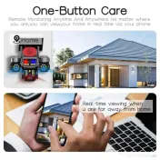 Camera de securitate solara, cu consum redus – 4G, AI, 3 lentile si 3 ecrane 