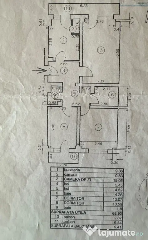- Apartament 3 camere decomandat, zona Calarasilor. - Braila (Braila)