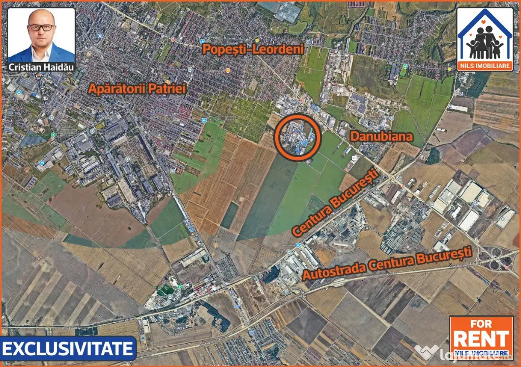 Hala (340mp) de inchiriat in Popesti Leordeni Sud - Popesti Leordeni (Bucuresti-Ilfov)