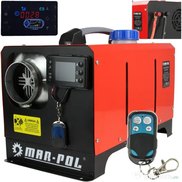 Încălzitor cu ulei sau motorină tip Sirocou Webasco 12kW 12/230V cu cameră de ardere închisă – XM80951