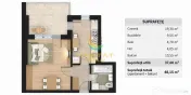 Garsoniera cu terasa - 48 mp - metrou N.Teclu