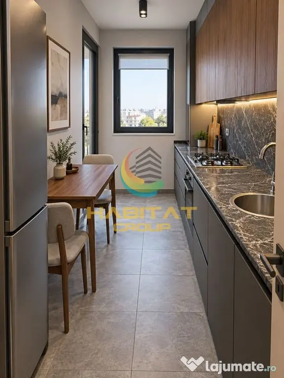 Garsoniera cu terasa - 48 mp - metrou N.Teclu - Bucuresti (Bucuresti-Ilfov)