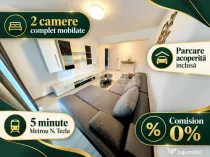 2 Camere Decomandate | Parcare Acoperită Inclusă | Metrou