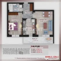 2 Camere Spațios | Compartimentare Excelentă | Direct Dezv