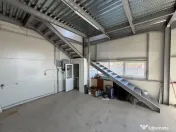 Hală metalică de închiriat, 250mp utili, 800mp teren Salc