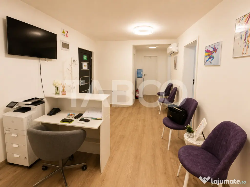 Spatiu birouri de inchiriat 2 camere si receptie zona Strand - Sibiu (Sibiu)
