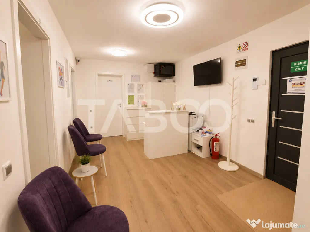 Spatiu birouri de inchiriat 2 camere si receptie zona Strand - Sibiu (Sibiu)