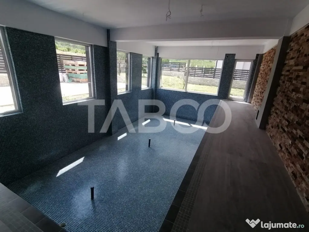Casa superba de inchiriat 5 camere cu teren si piscina Cisna - Cisnadie (Sibiu)