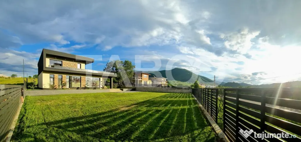 Casa superba de inchiriat 5 camere cu teren si piscina Cisna - Cisnadie (Sibiu)