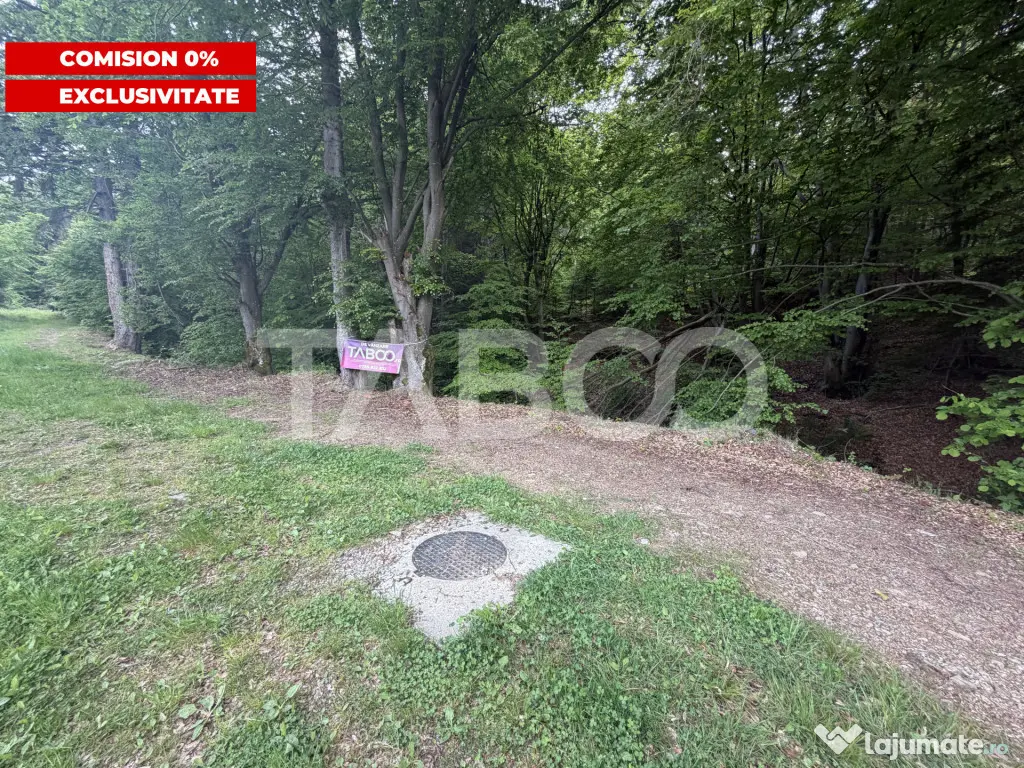 Teren intravilan 1000 mp front stradal 40 m langa Partia de - Dragus (Brasov)